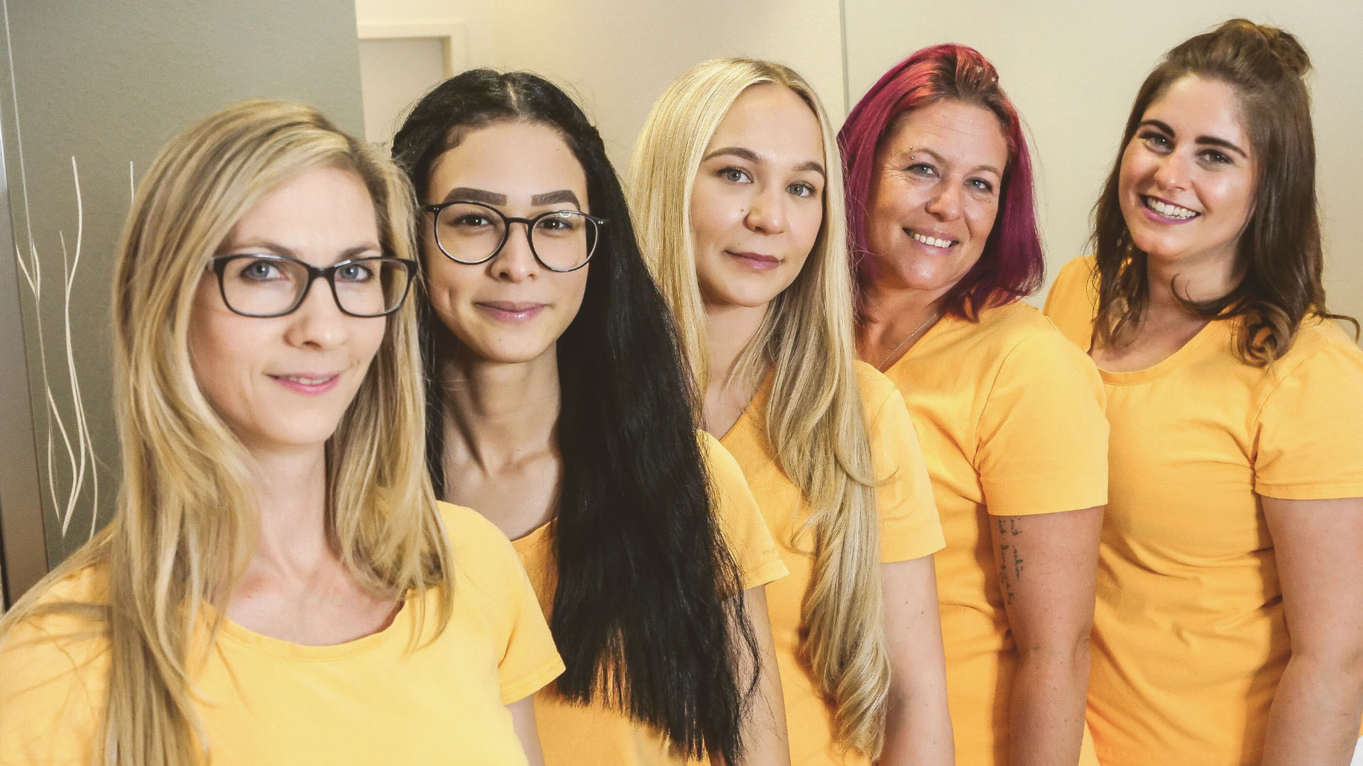 Das Team unserer MFA Damen in unserem DR. ERLER MVZ.